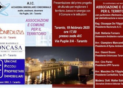 INCONTRO DEL 19 FEBBRAIO 2025 “ASSOCIAZIONI E COMUNE PER IL TERRITORIO”